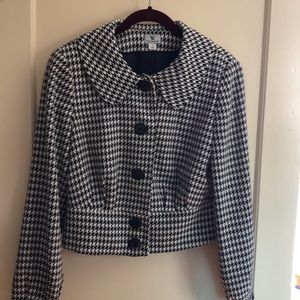 Black & white blazer
